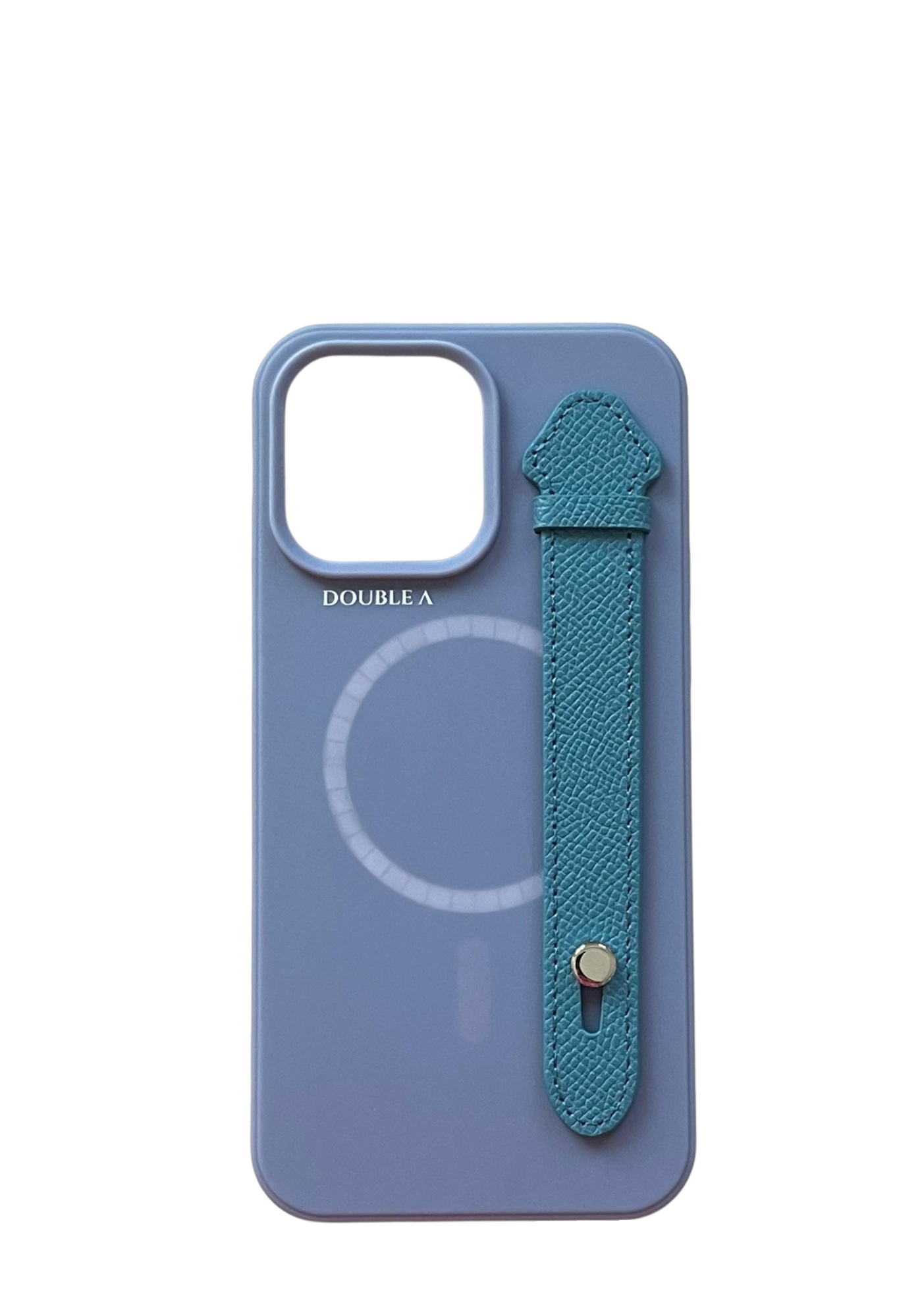 Lavender Blue Printable Silicone With Strap Case