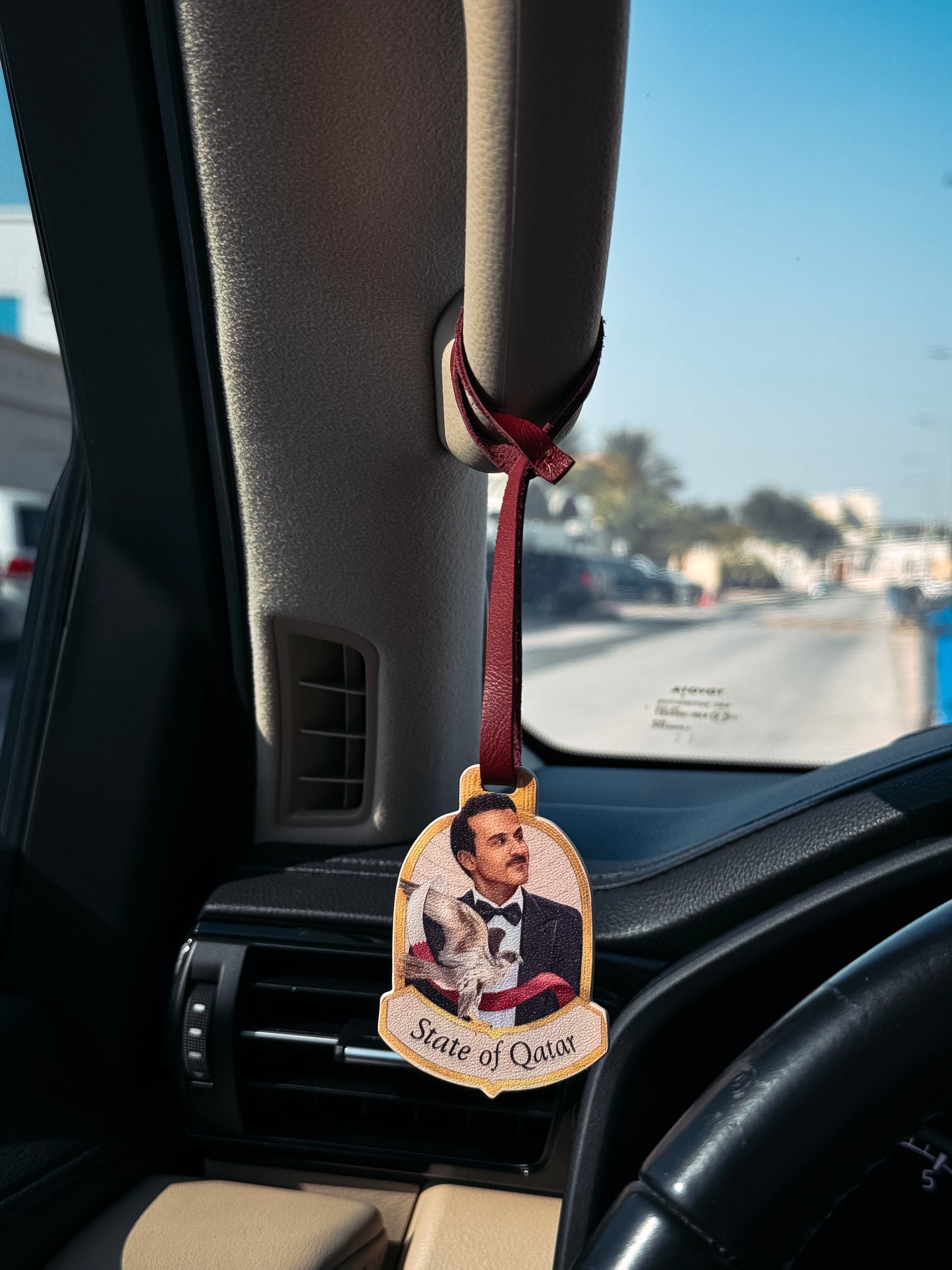 Sheikh Tamim 2 Leather Charm