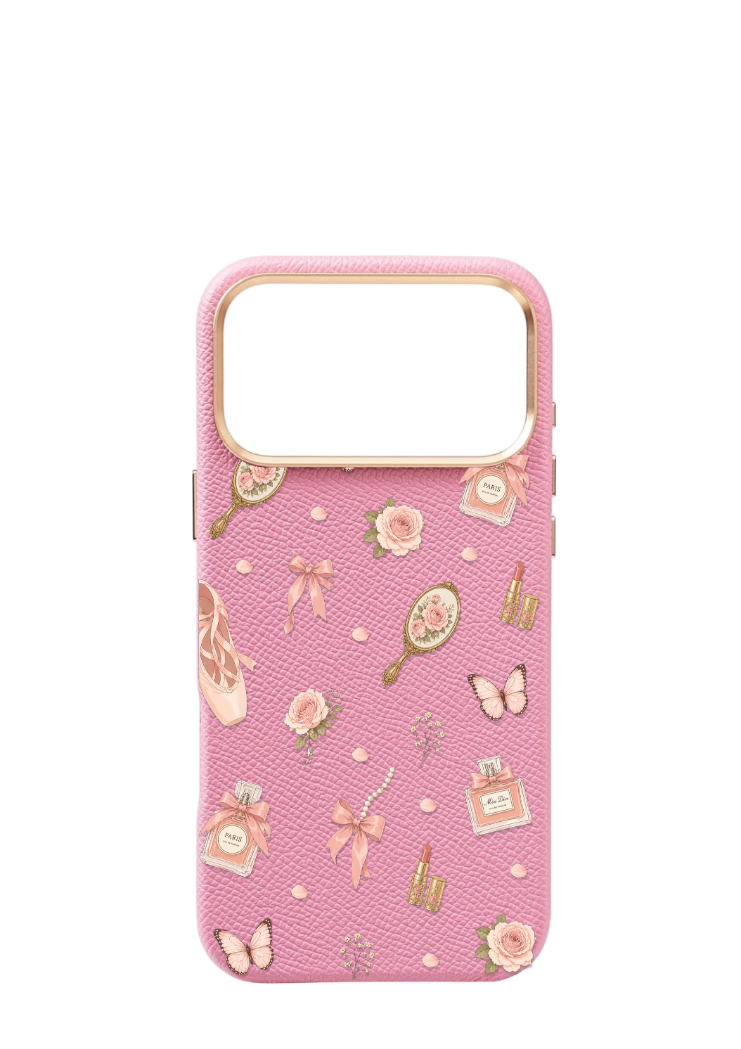 Pink Epsom Strapless - Floral Vanity