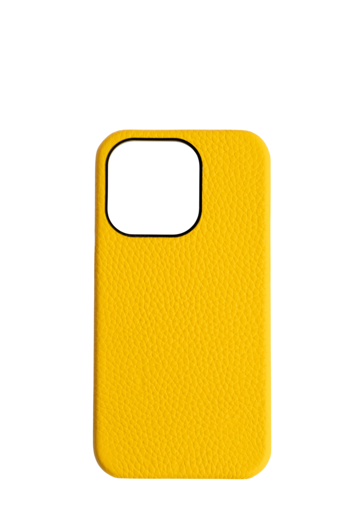 Yellow Togo leather Strapless Case