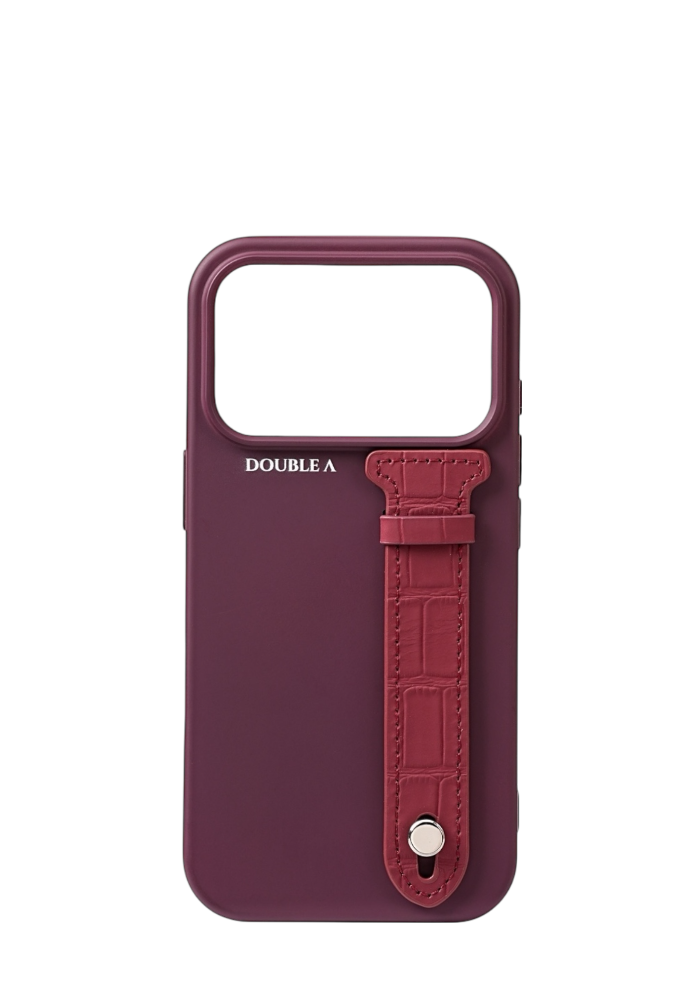 17 Maroon” Printable Silicone With crocodile Strap Case