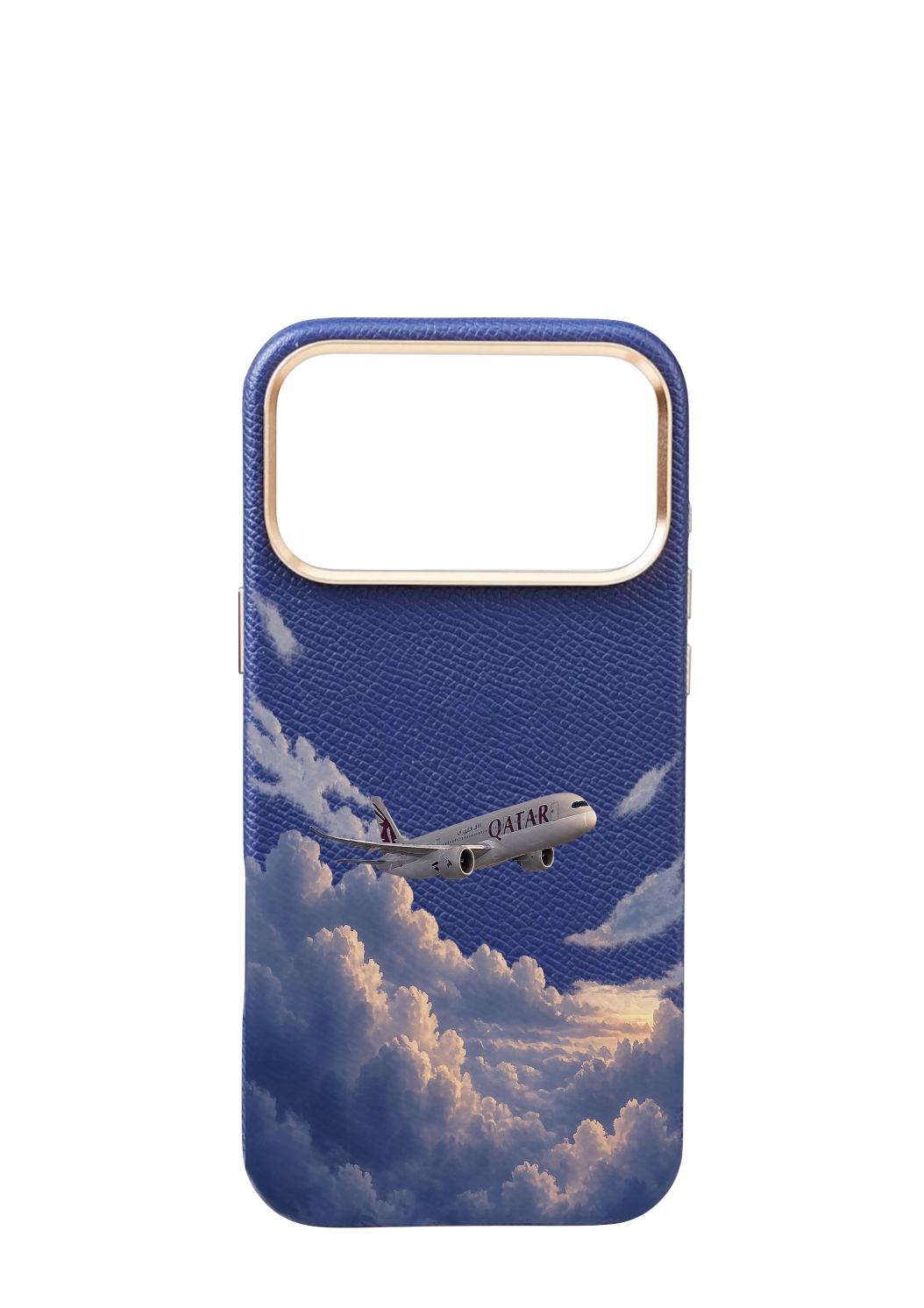 Navy Epsom Strapless - Qatar Airways