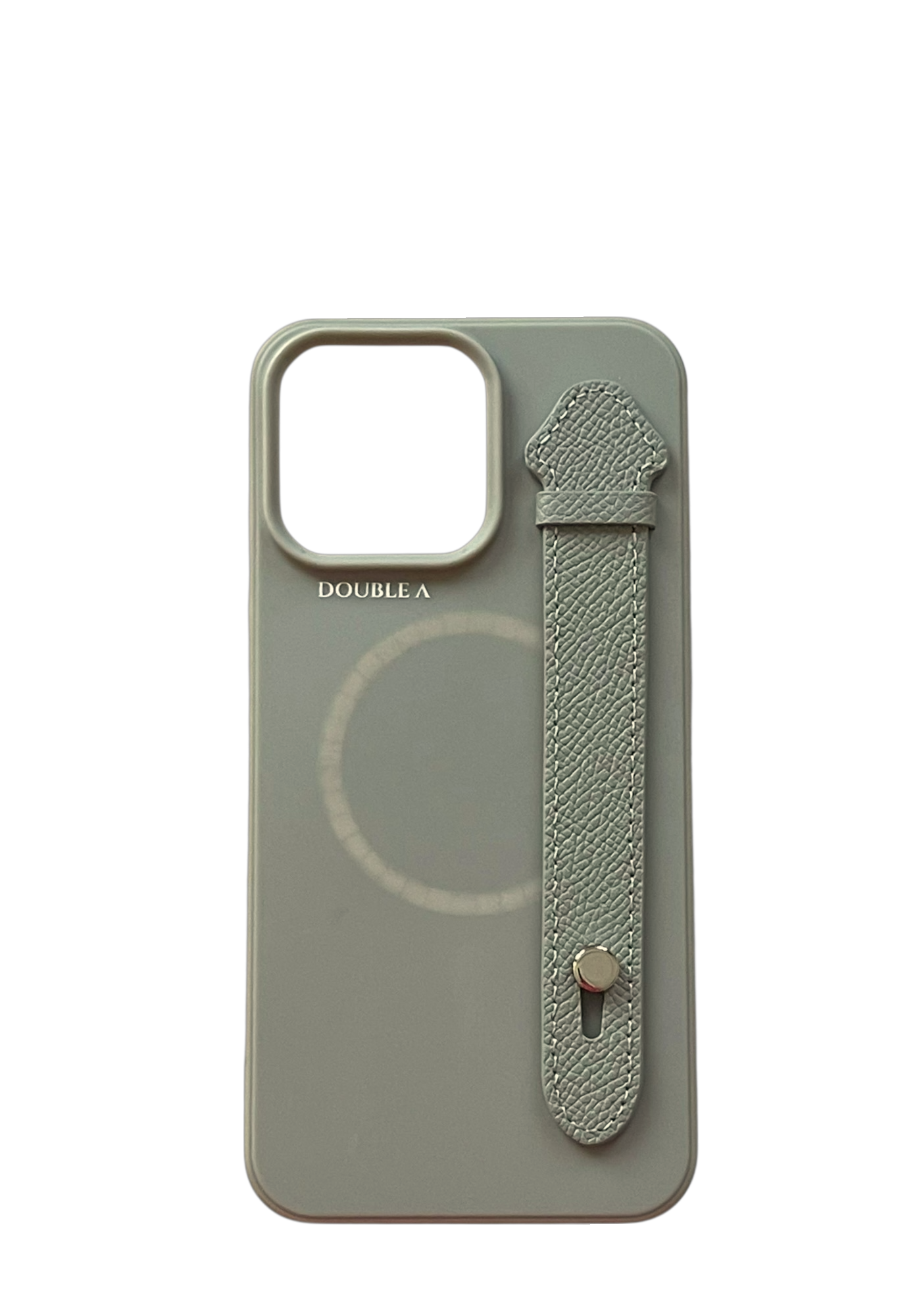 Beige Printable Silicone With Strap Case