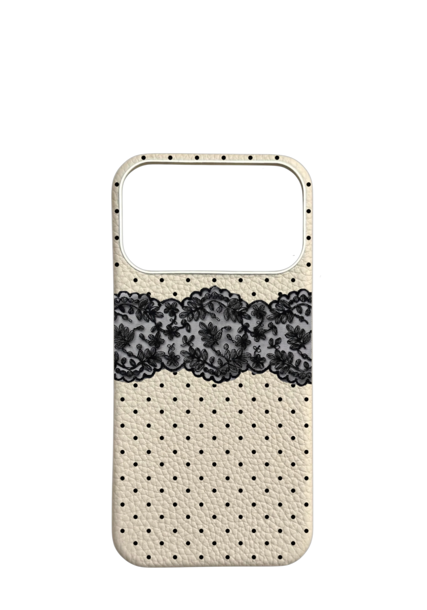 Creamy Togo Strapless - Polka Noir