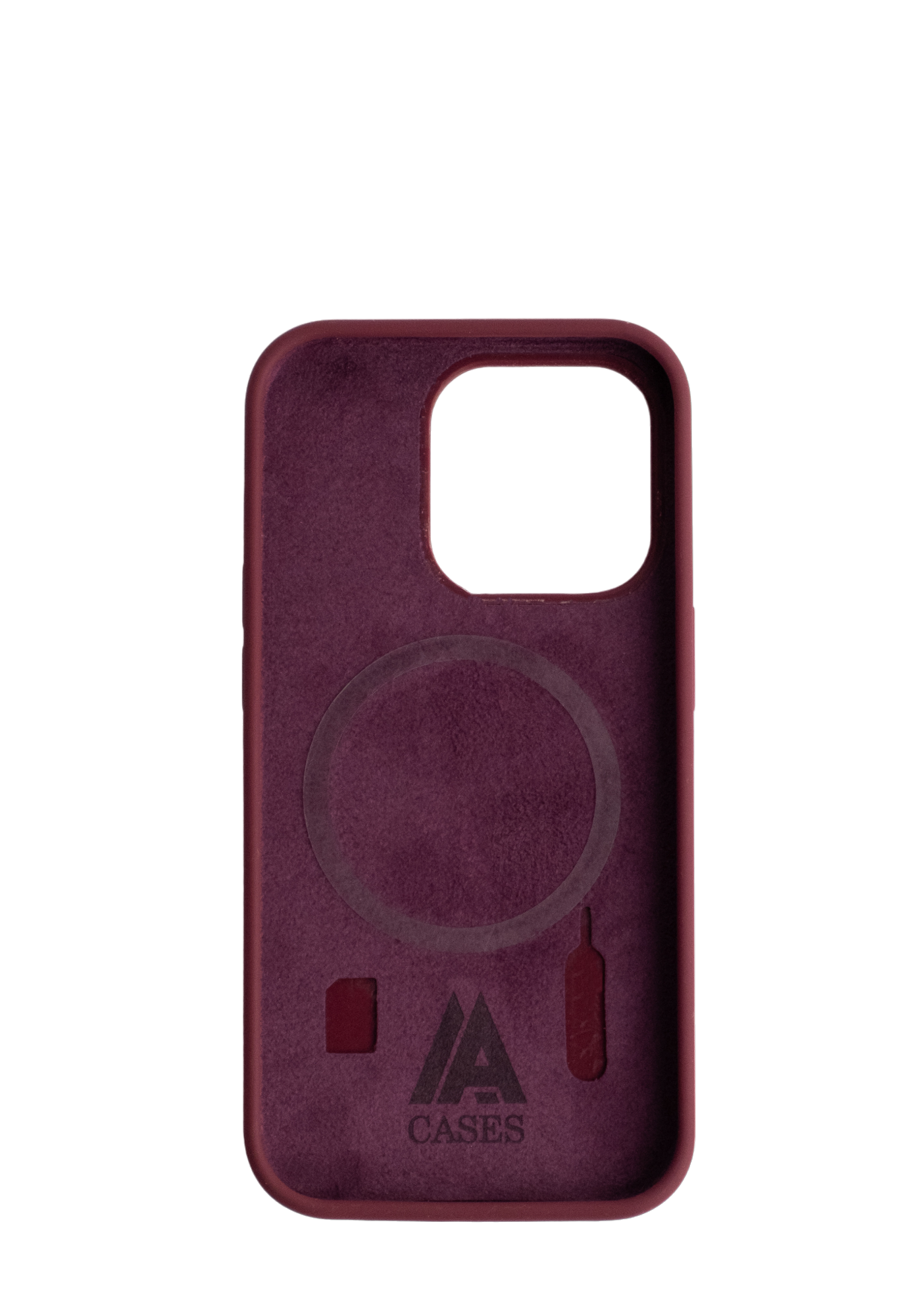 Maroon Silicone Case