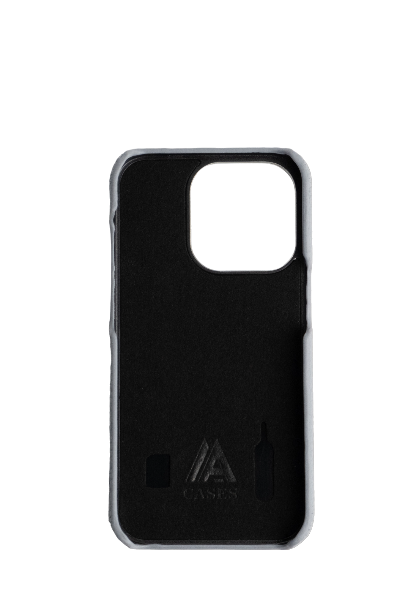 Light Gray Togo leather Strapless Case