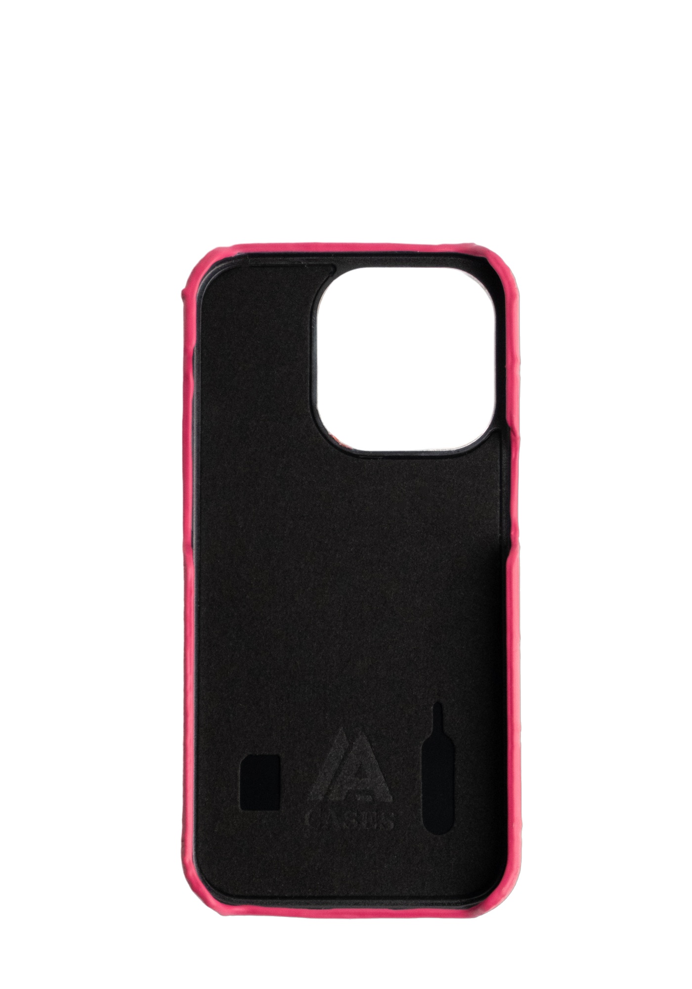Fuchsia Embossed Crocodile Strapless Case