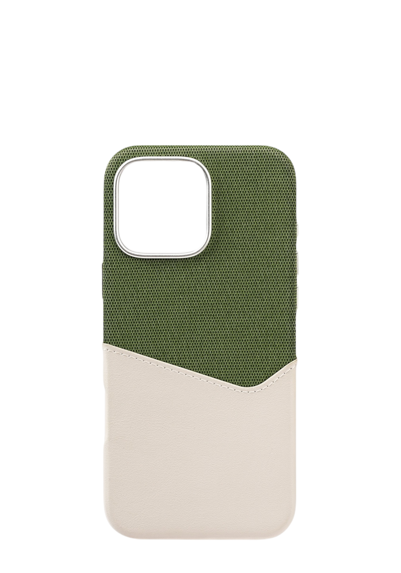 White / Green Pocket Case
