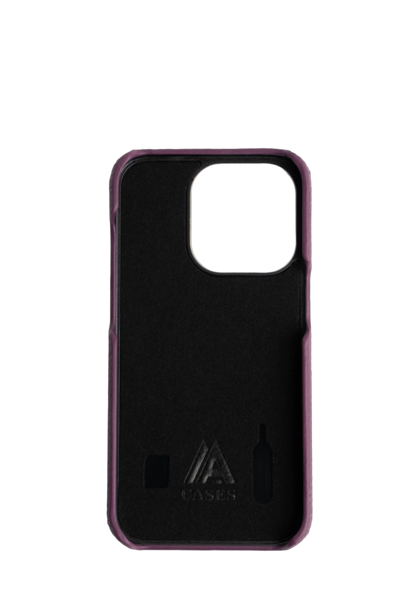Purple Togo leather Strapless Case