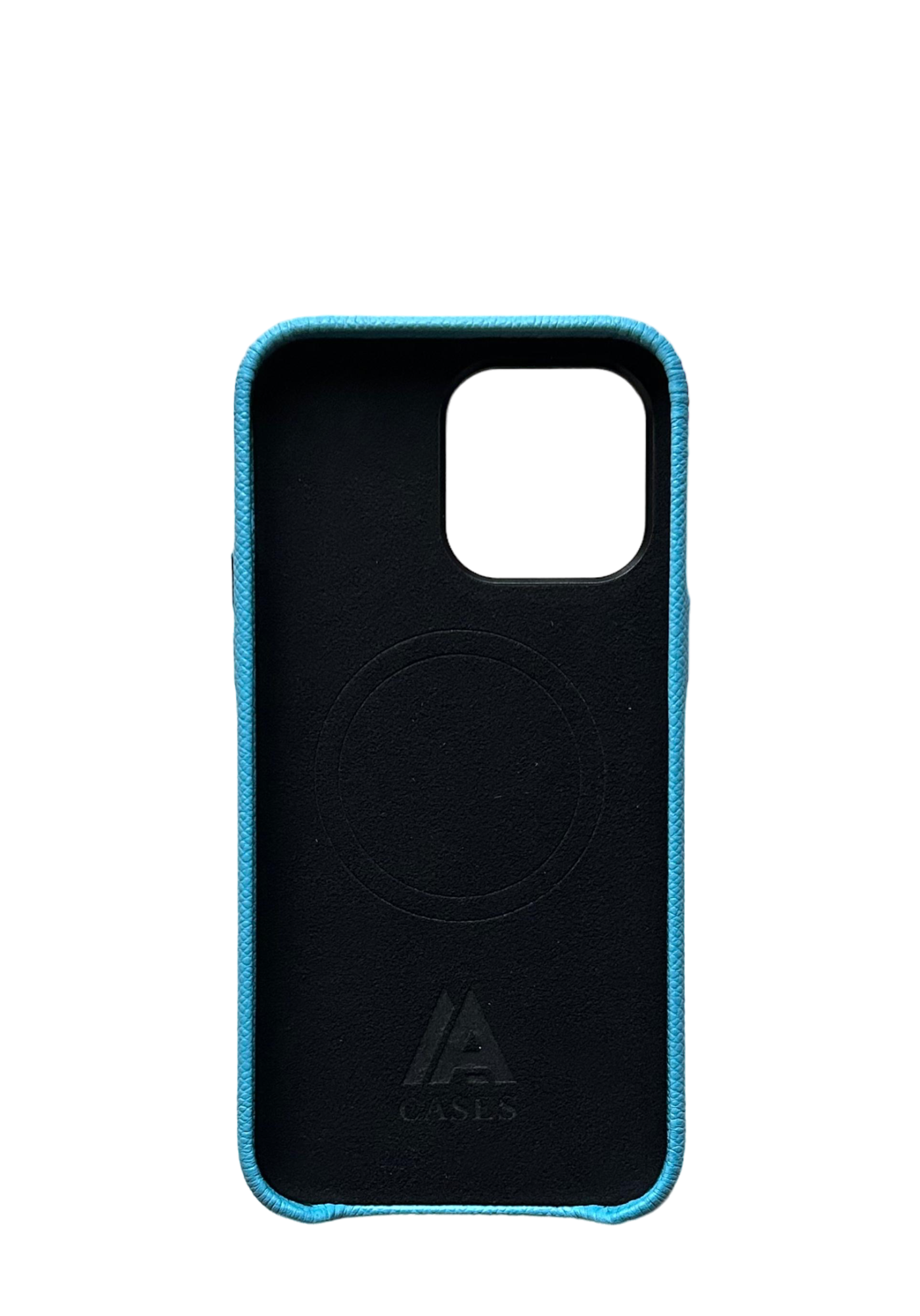 Sea Blue Epsom Leather Strapless Case