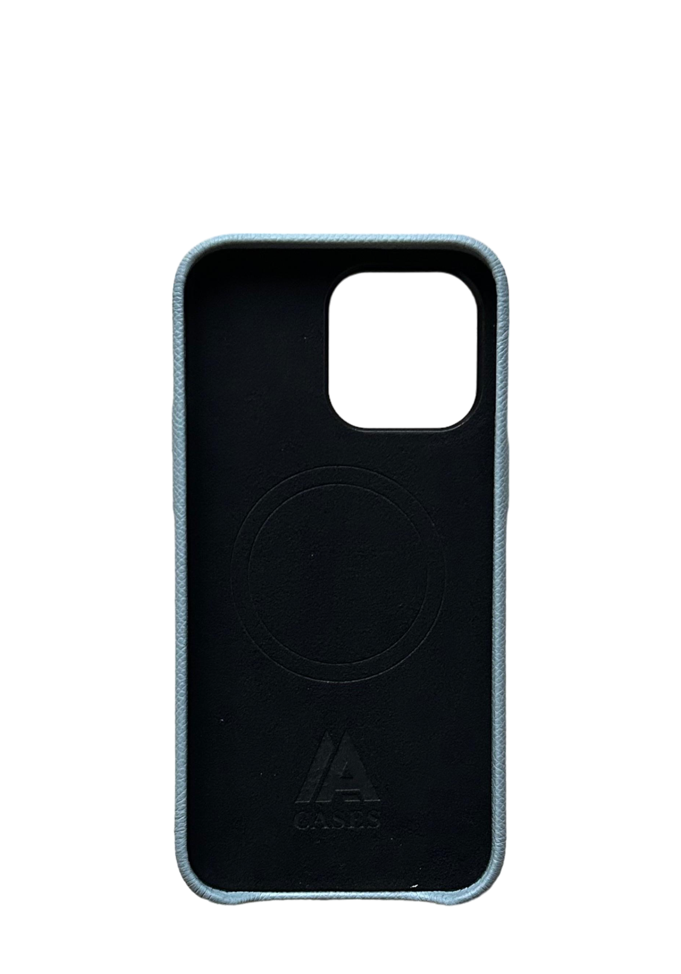 Gray Epsom Leather Strapless Case