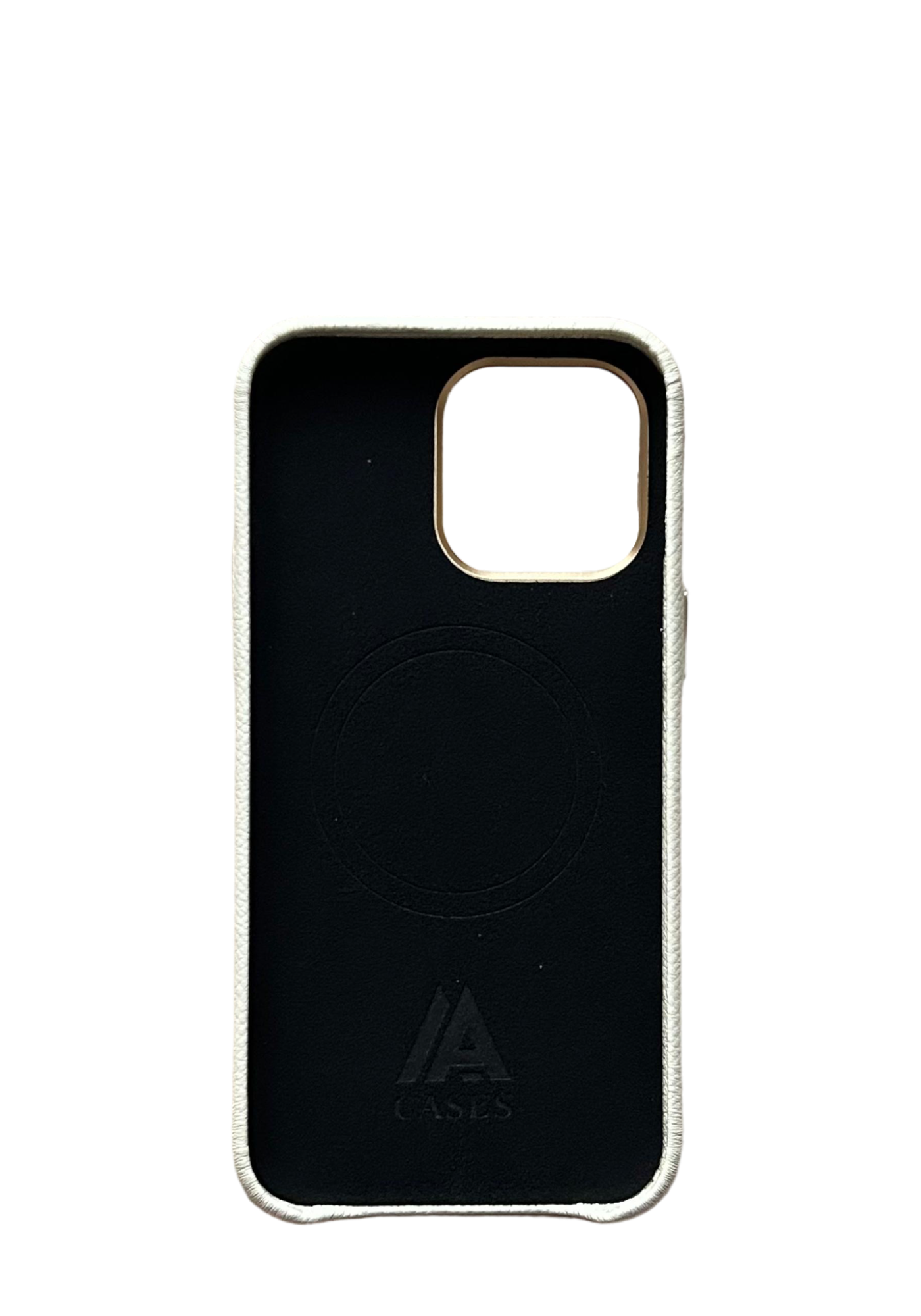 Creamy Epsom Leather Strapless Case