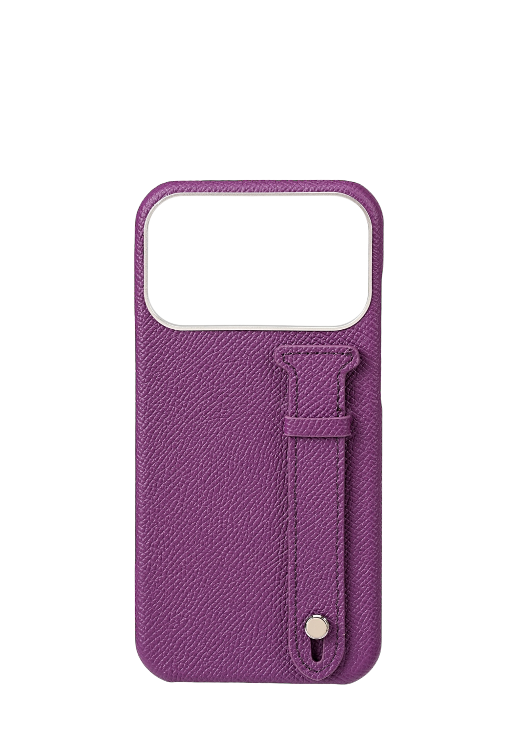 Purple Epsom Leather Strap Case