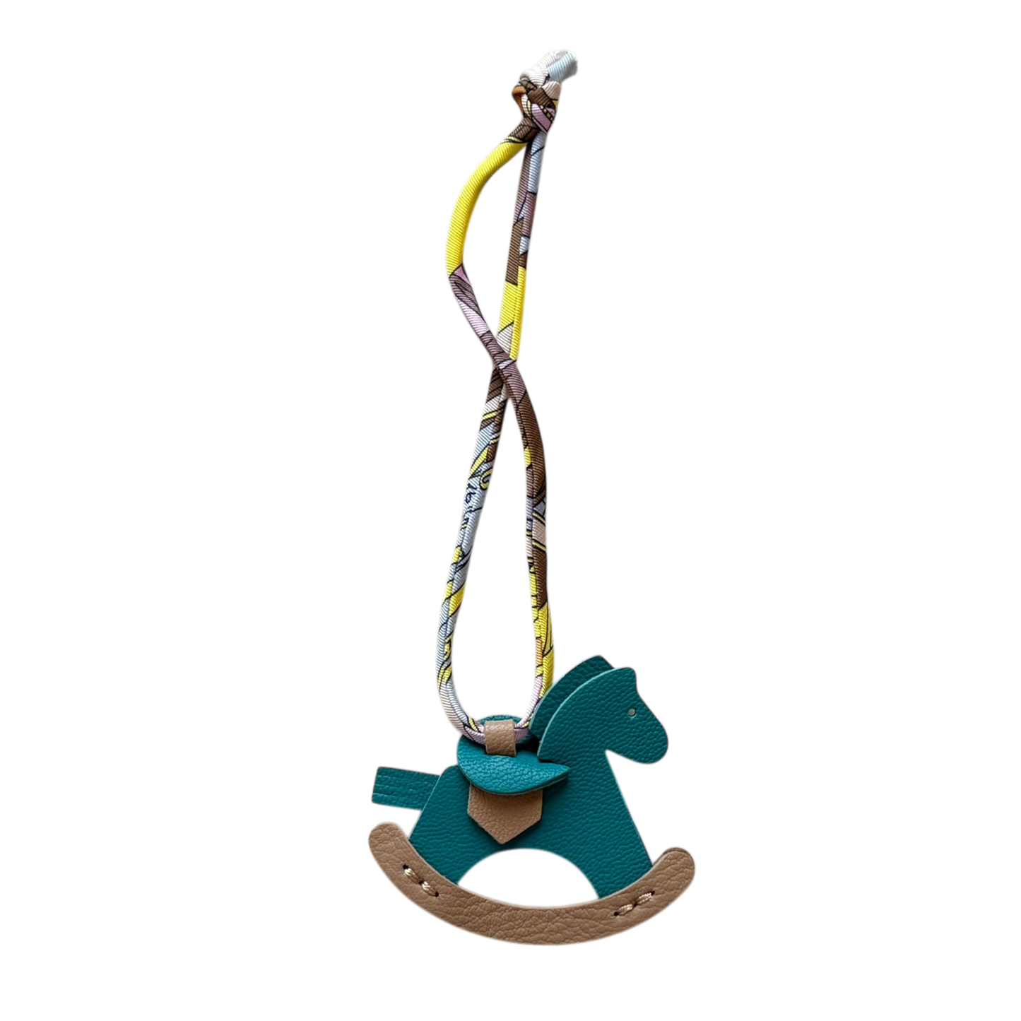 Rocking Horse Leather Charm