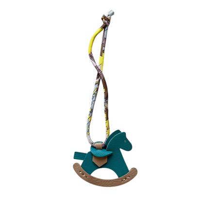 Rocking Horse Leather Charm