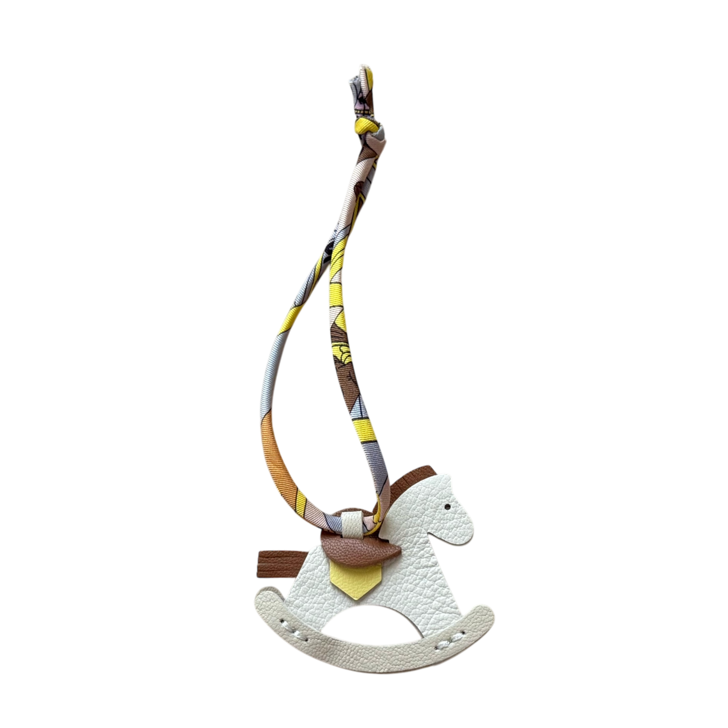 Rocking Horse Leather Charm