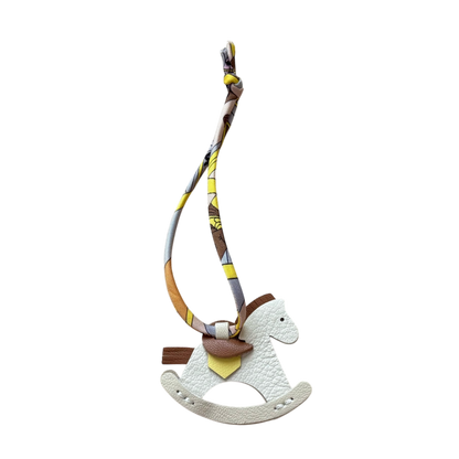 Rocking Horse Leather Charm
