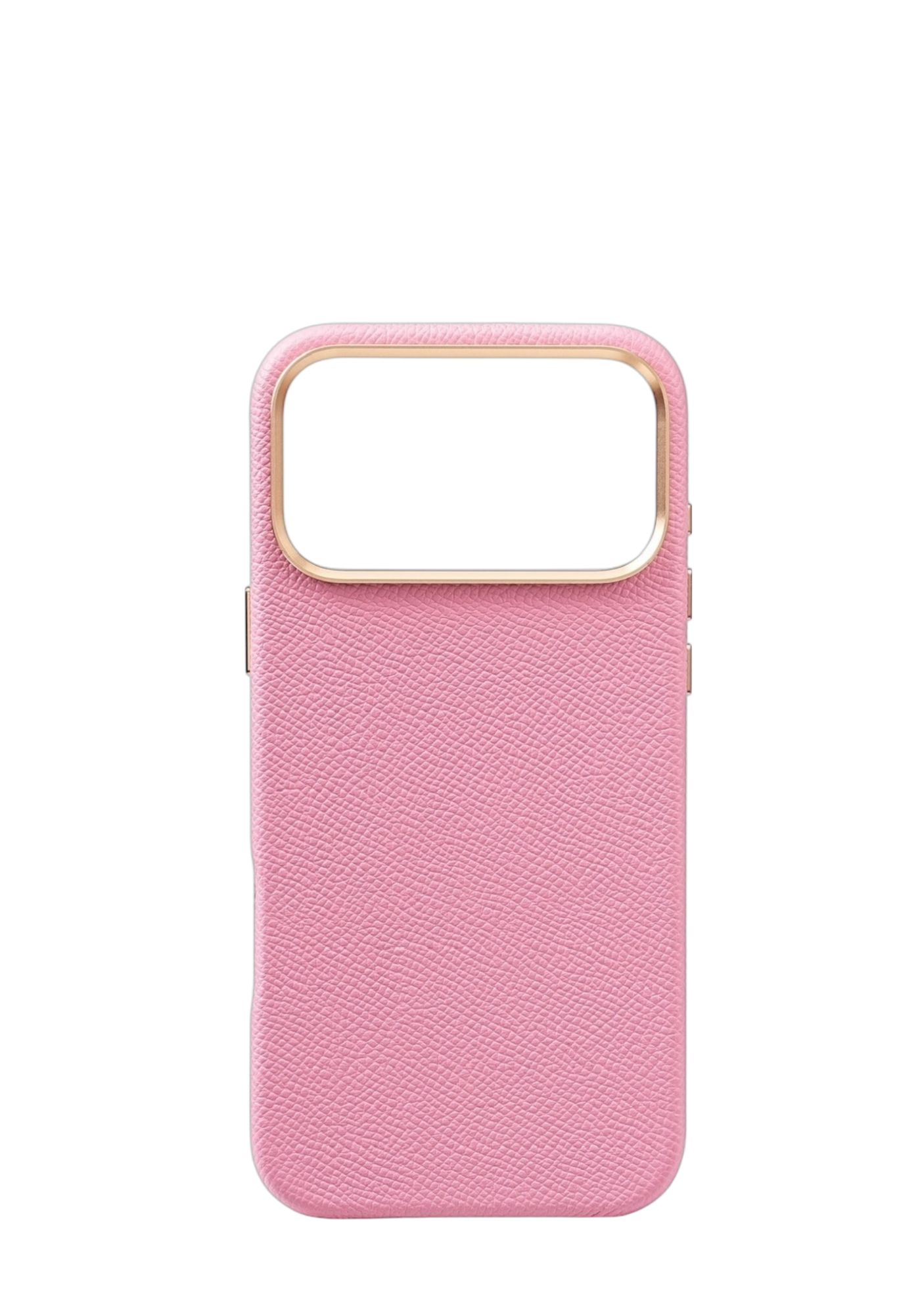 Pink Epsom Leather Strapless Case