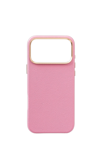 Pink Epsom Leather Strapless Case