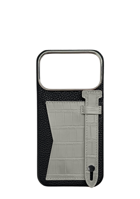 Gray Strap And Pocket Case