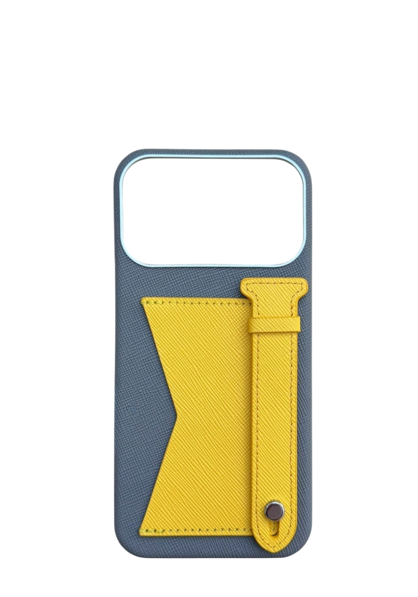 Gray / Yellow Strap And Pocket Case