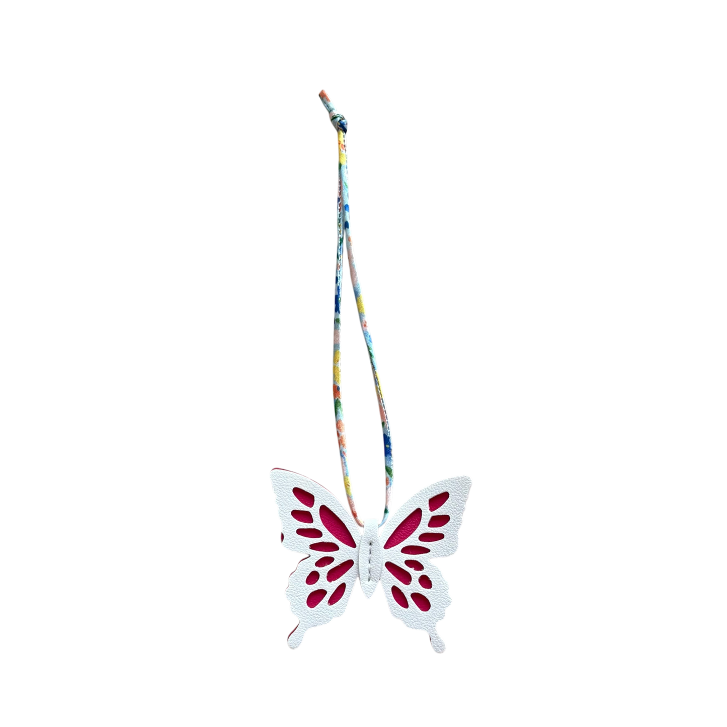 Butterfly Leather Charm