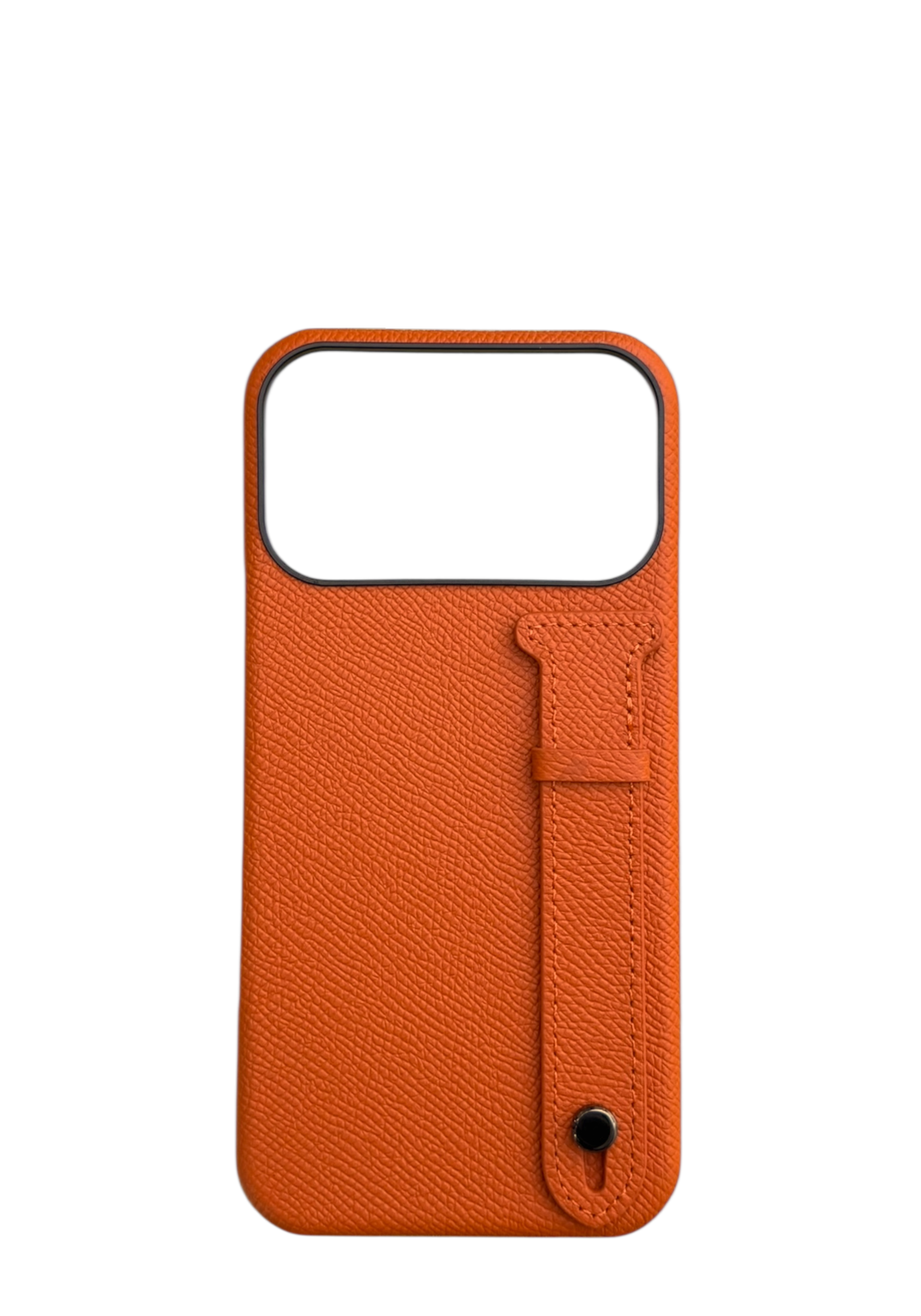 Orange Epsom Leather Strap Case