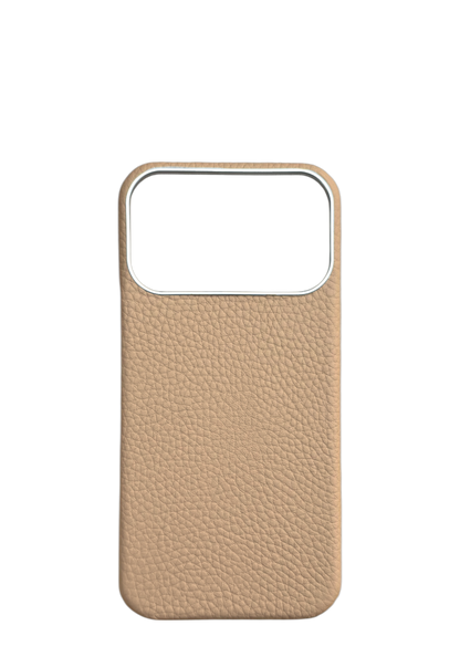 Beige Togo leather Strapless Case