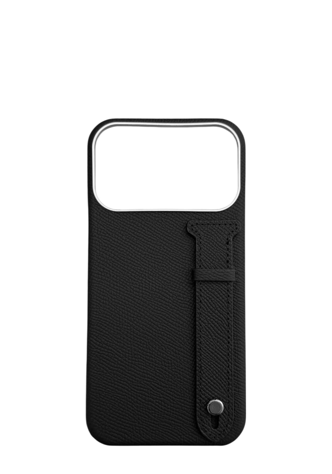 Black Epsom Leather Strap Case