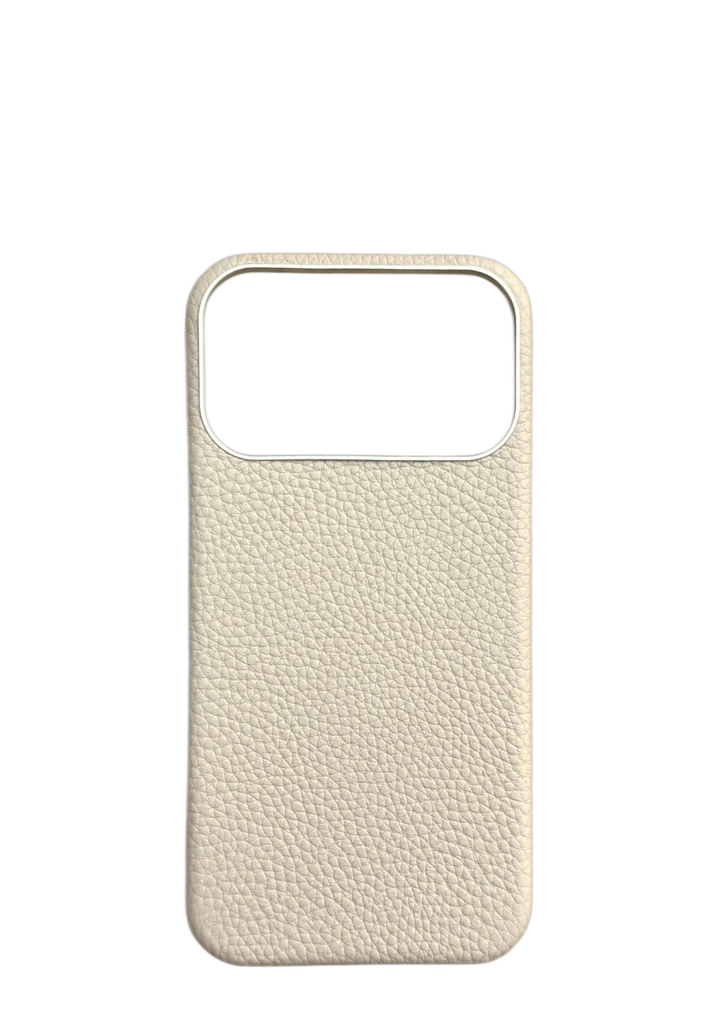 Creamy Togo leather Strapless Case