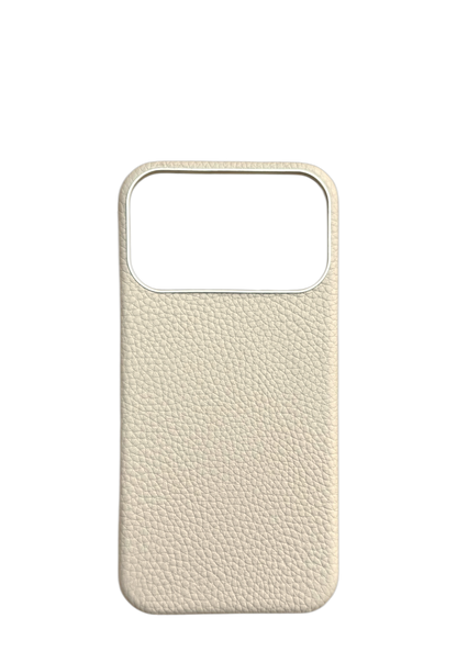 Creamy Togo leather Strapless Case