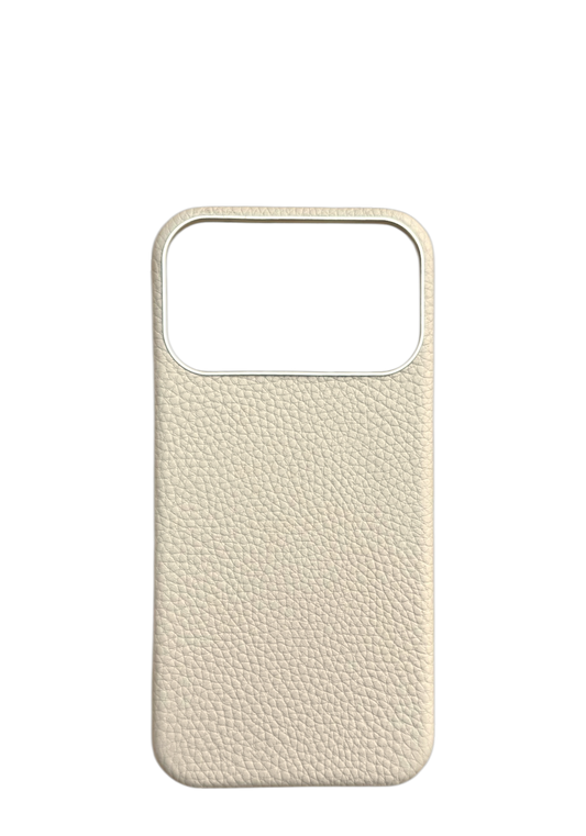 Creamy Togo leather Strapless Case