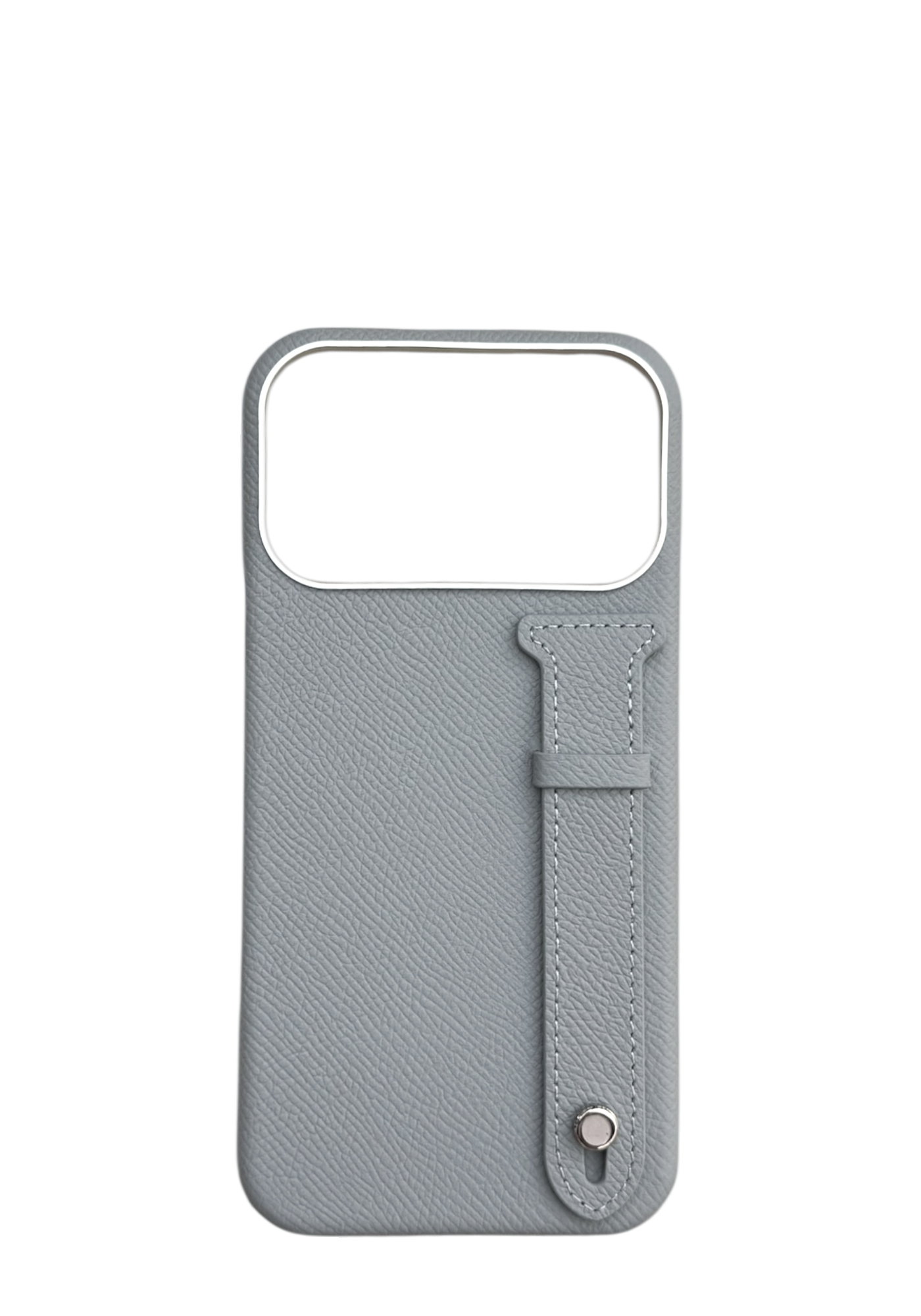 Gray Epsom Leather Strap Case