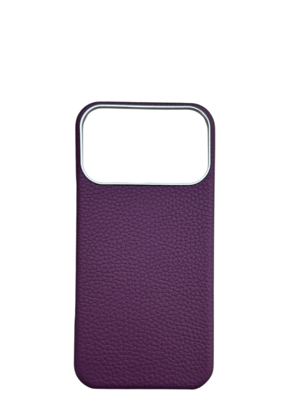 Purple Togo leather Strapless Case