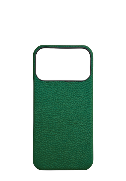 Green Togo leather Strapless Case