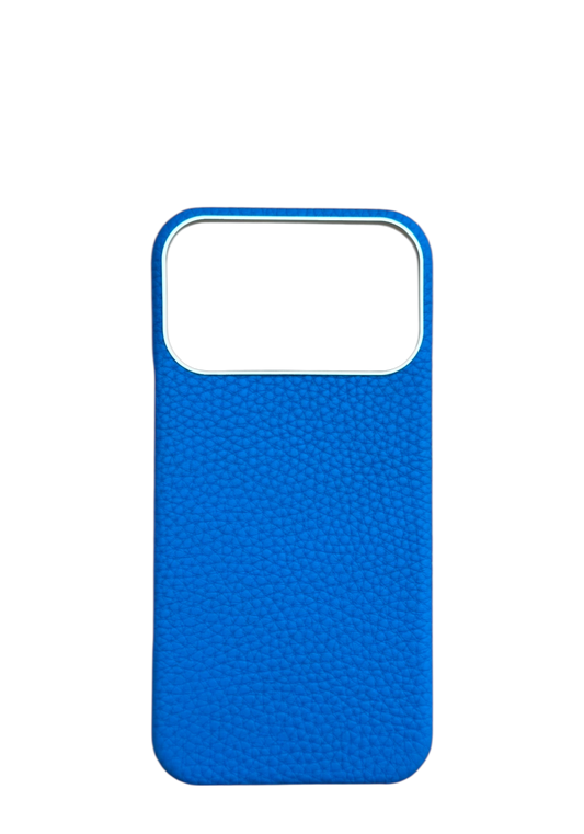 Blue Togo leather Strapless Case