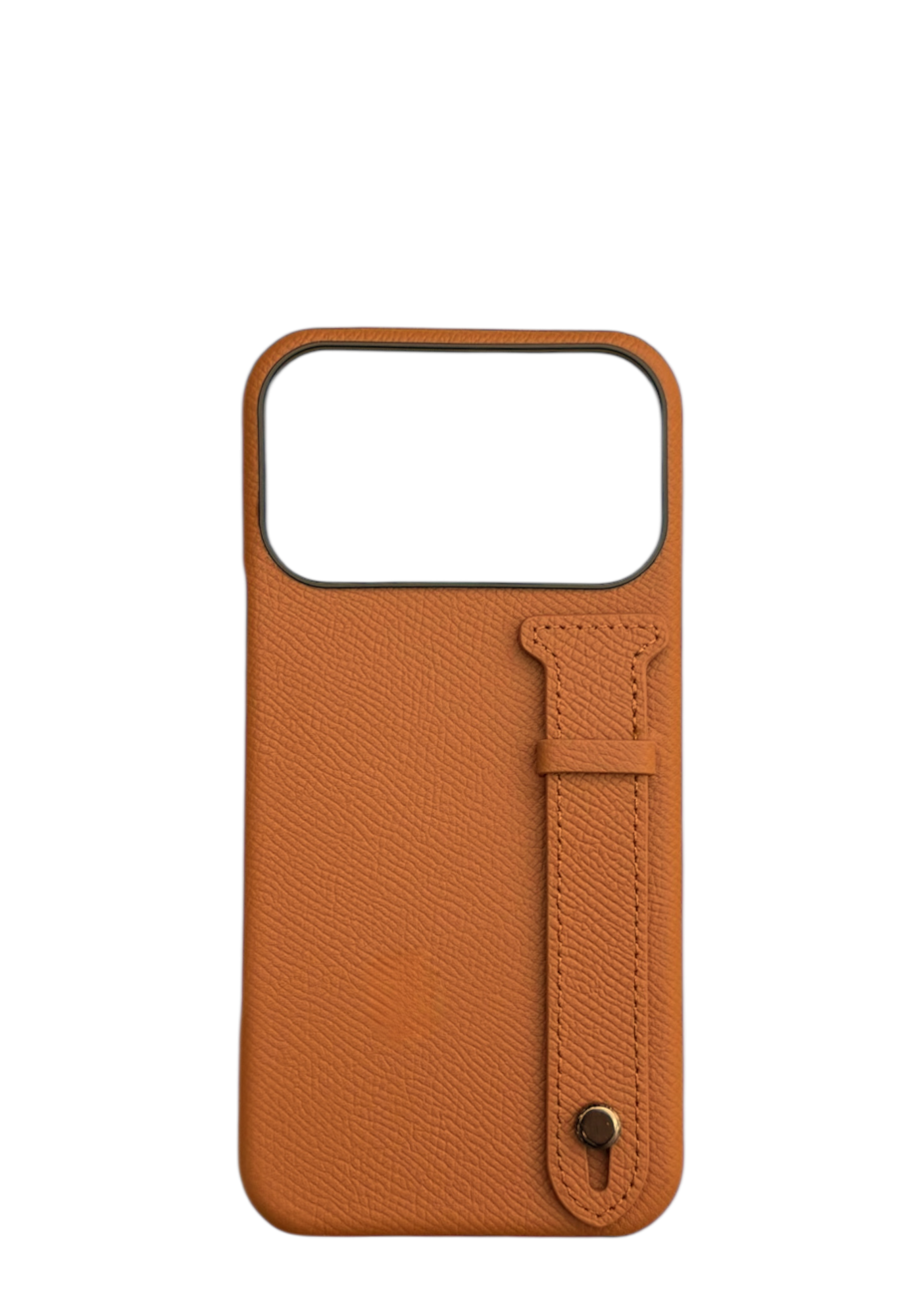 Brown Epsom Leather Strap Case