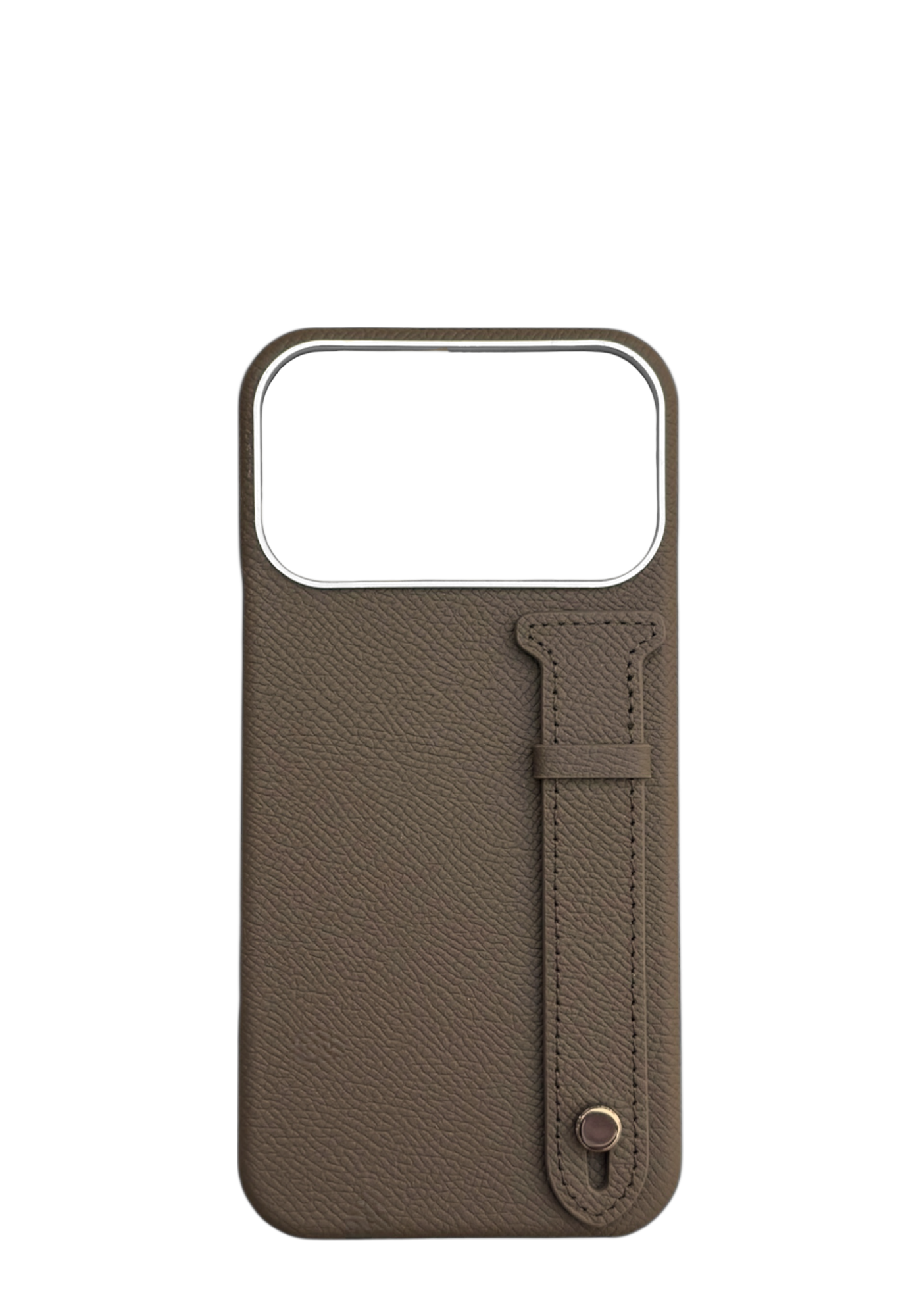 Etoupe Epsom Leather Strap Case