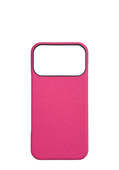 Fuchsia Togo leather Strapless Case