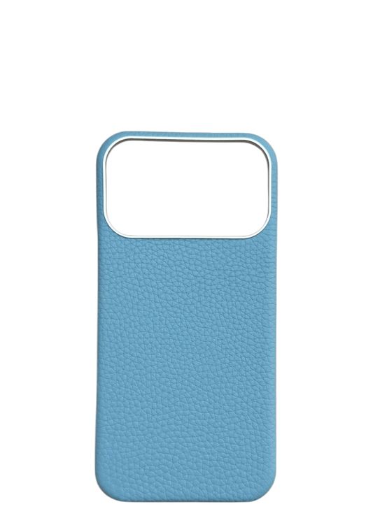Sky Blue Togo leather Strapless Case