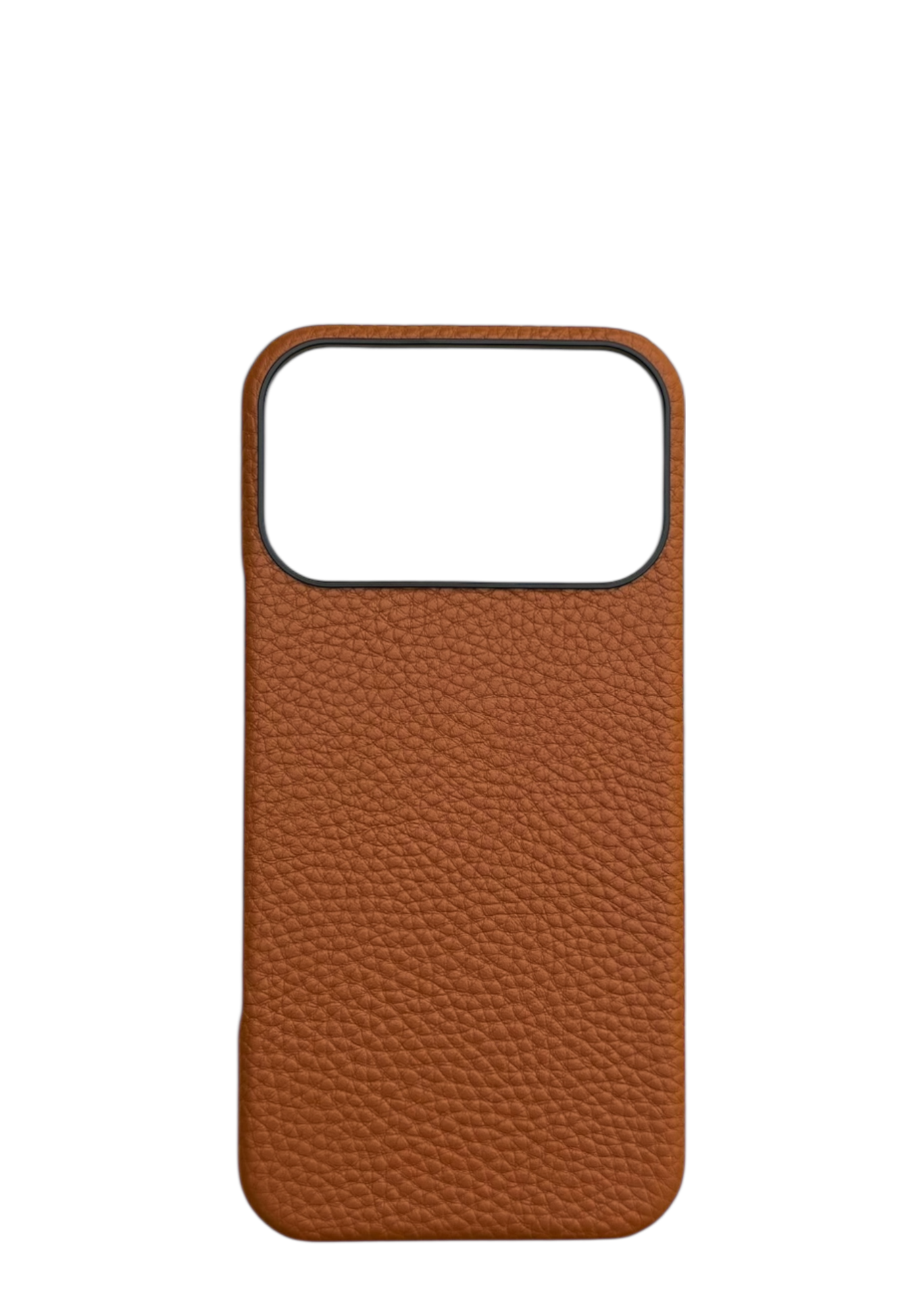 Brown Togo leather Strapless Case