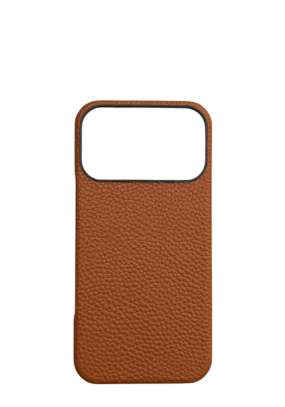 Brown Togo leather Strapless Case