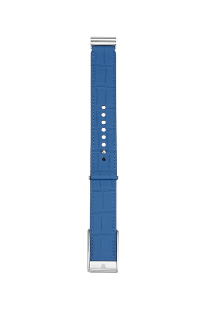 Blue Embossed Crocodile Whoop 5.0 & MG Strap