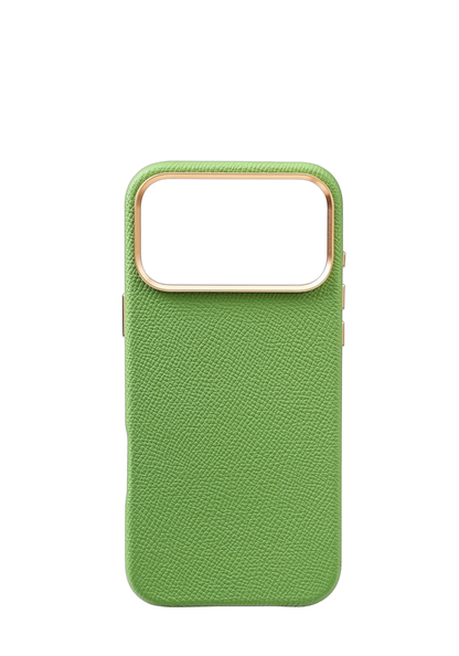 Lime Green Epsom Leather Strapless Case