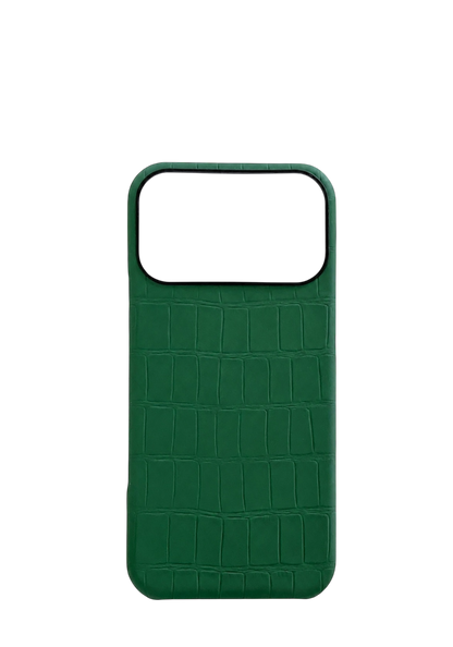 Green Embossed Crocodile Strapless Case
