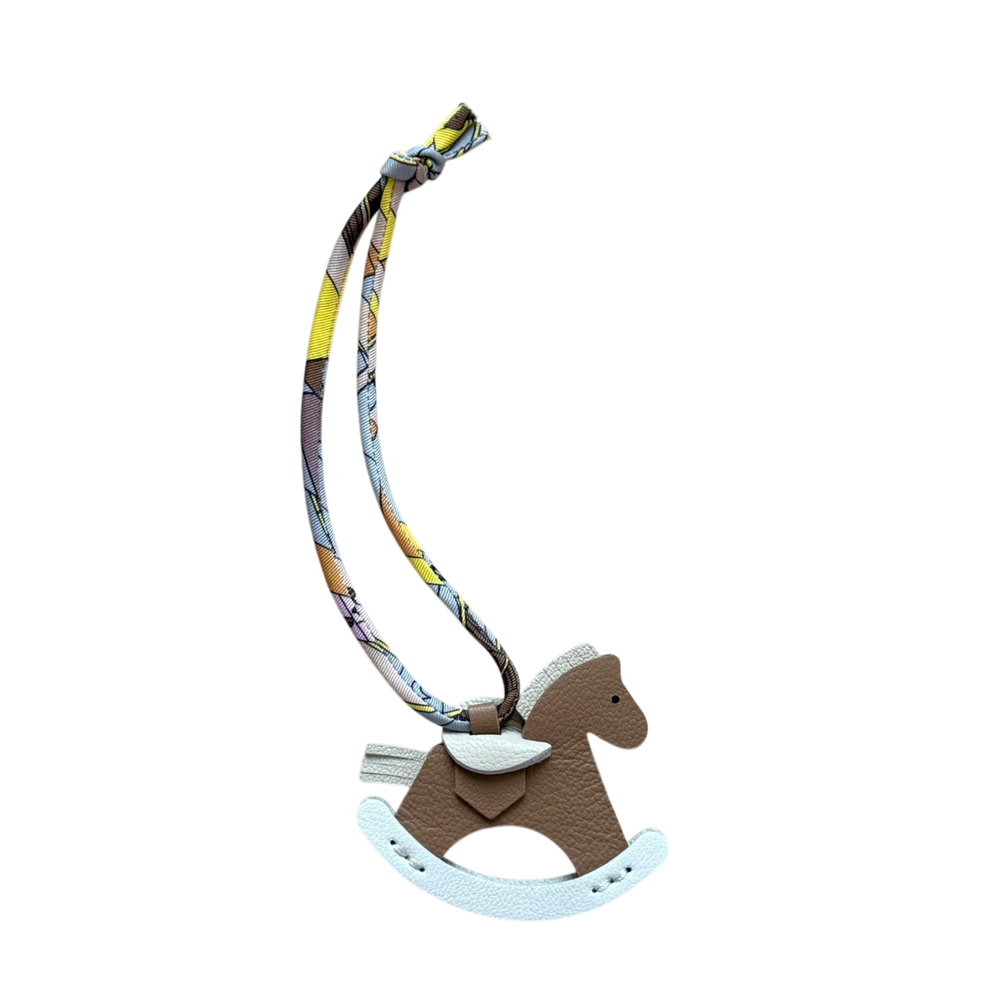 Rocking Horse Leather Charm