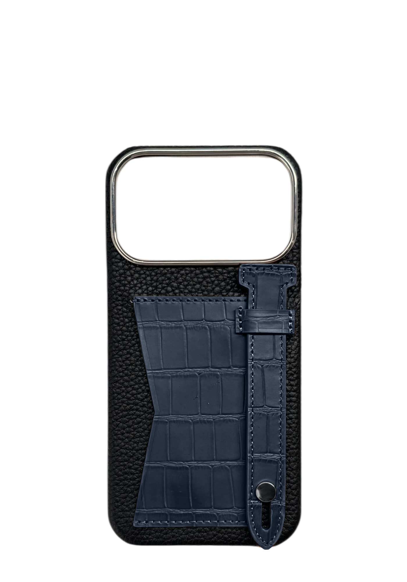 Dark Navy Strap And Pocket Case