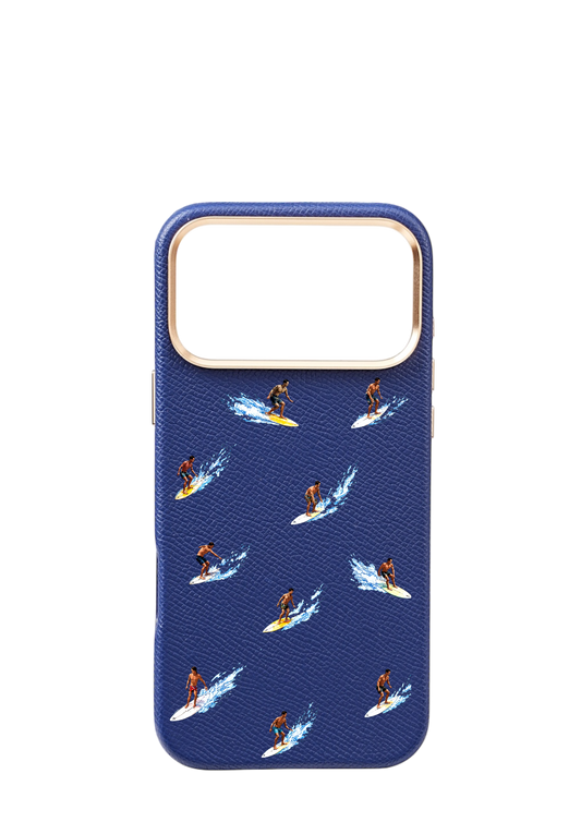 Navy Epsom Strapless - Surfing