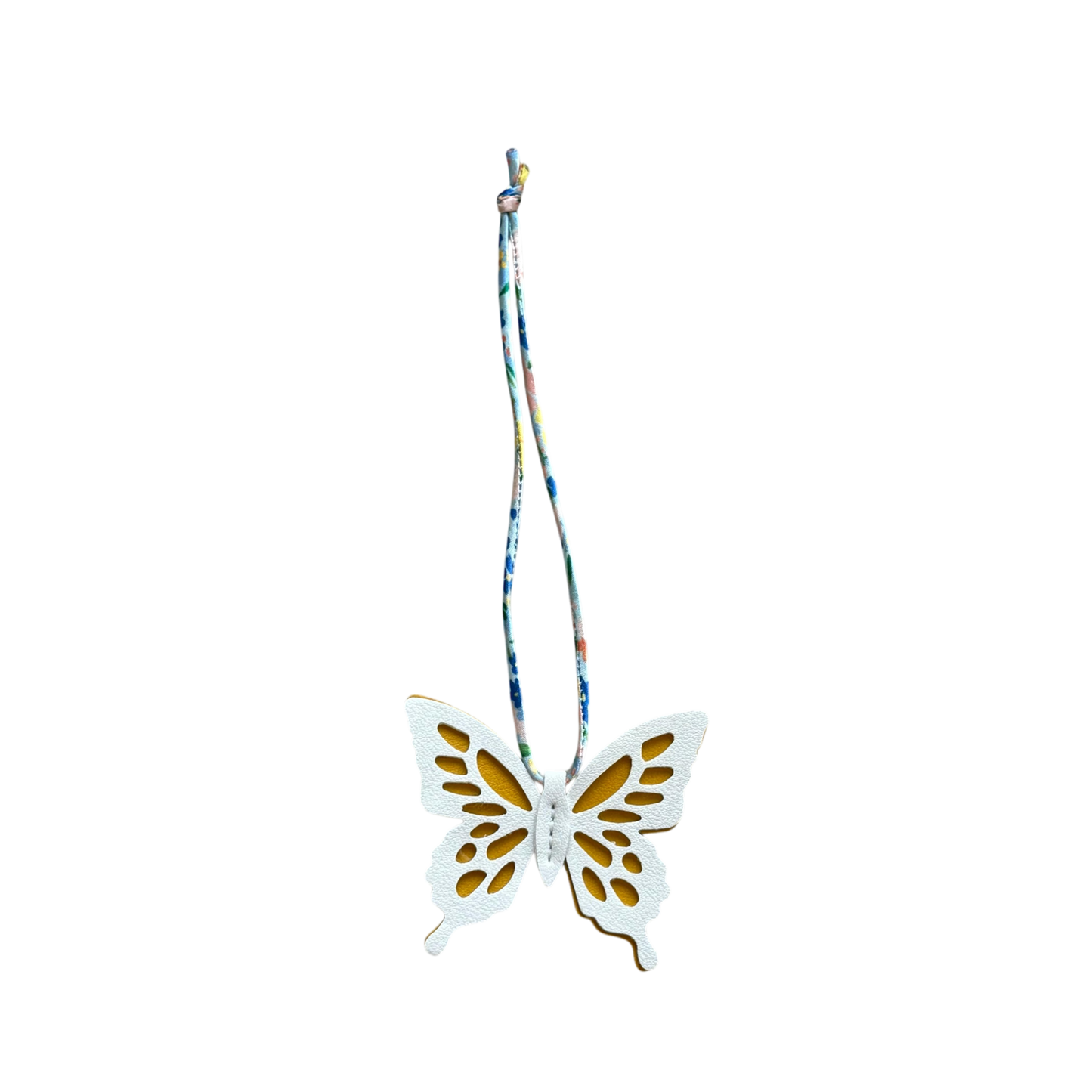 Butterfly Leather Charm