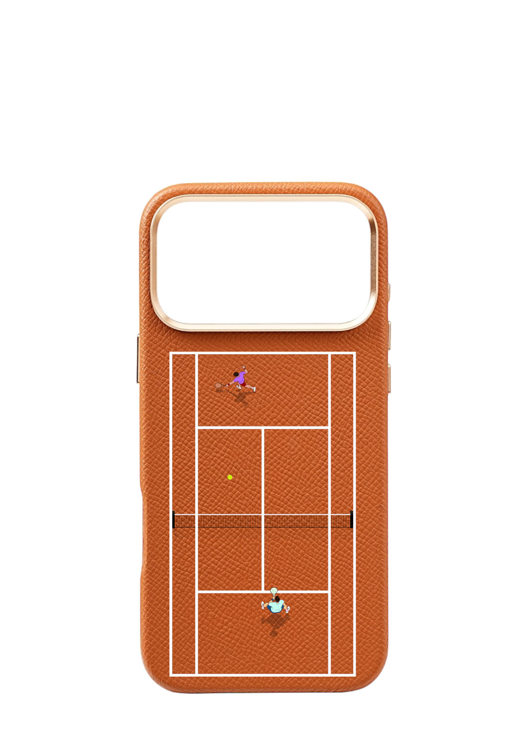 Brown Epsom Strapless - Tennis